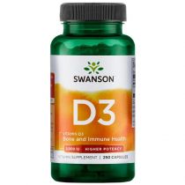 Swanson, Usa Witamina D-3 2000 IU - suplement diety 250 kaps.