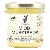 Sanchon Pasta kanapkowa mi�d - musztarda bezglutenowa 135 g Bio