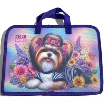 Fresh Teczka-torba A4+ zapinana na zamek z r�czk� Piesek
