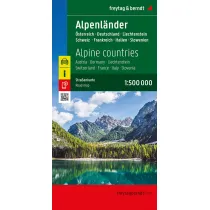 Mapa Kraje Alpejskie 1:500 000