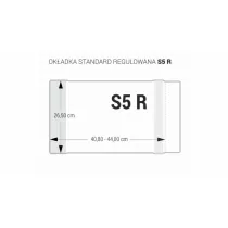 Biurfol Okadka regulowana S5 - 265 bezbarwna OZB-51