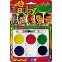 Titanum Farby do malowania twarzy 6 kolorw