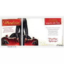 Stamp Karnet Grande + koperta wz�r nr 10 Urodziny