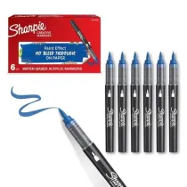 Sharpie Markery akrylowe niebieskie 6 szt.