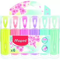 Maped Zakre�lacz Fluo Peps pastel 6 kolor�w