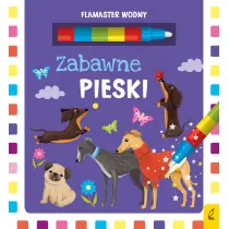 Flamaster wodny. Zabawne pieski