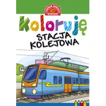 Koloruj. Stacja kolejowa