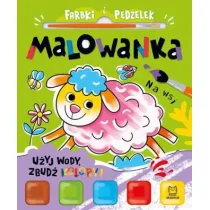 Farbki i p�dzelek. Malowanka. U�yj wody, zbud� kolory  Na wsi