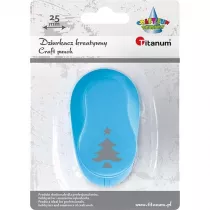 Titanum Dziurkacz z motywem Choinka 25mm