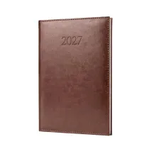 Kalendarz 2027 A4 Agenda Tygodniowy Br�zowy