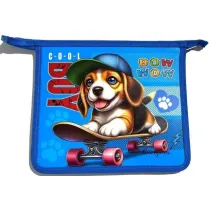 Fresh Teczka-torba A5+ zapinana na zamek Piesek