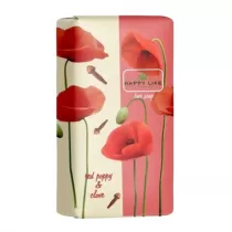 Happy Life Myd�o toaletowe Czerwony mak 180 g
