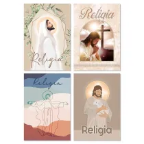 ZESZYT DO RELIGII Z PODDRUKIEM, JEZUS A5/60 KRATKA (10SZT)