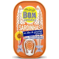 Bon Appetit Sardynki portugalskie w pikantnym oleju s�onecznikowym 84 g