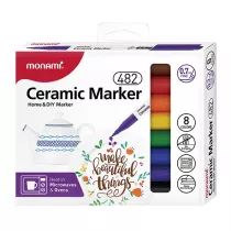 Monami Markery do ceramiki 8 szt.