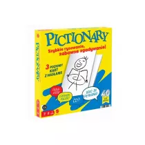 Gra Pictionary Szybkie rysowanie, zabawne zgadywanie Mattel