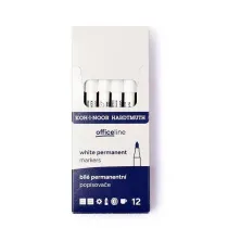 Koh-I-Noor Marker permanentny bia�y (12 szt)