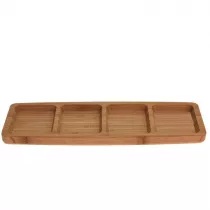 Excellent Houseware Bambusowa patera do serwowania 33 cm