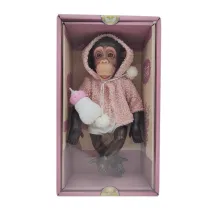 Lalka ma�pka szympans w kangurku 32cm Askato