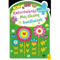 M�j �liczny kwiatuszek. Kolorowanki z wykrojnika