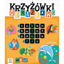 Krzywki obrazkowe z wesoym delfinkiem