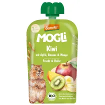 Mogli Mus jab�ko - banan - kiwi - mango - owies od 1 roku demeter 100 g Bio