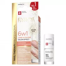 Eveline Cosmetics Nail Therapy 6w1 Care & Colour od�ywka do paznokci Golden Glow 5 ml