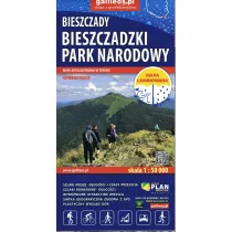 Bieszczadzki Park Narodowy - mapa laminowana 2025