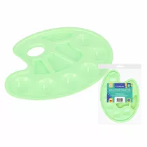 Starpak Plastikowa paleta do farb pastel zielony