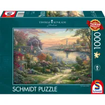 Puzzle 1000 Thomas Kinkade Port w Nowej Anglii/USA Schmidt
