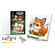 Malowanie po numerach - Lis 25x25cm Qbee