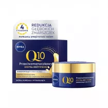 Nivea Q10 Przeciwzmarszczkowy odbudowujcy krem odywiajcy do twarzy 50 ml