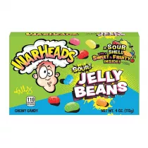 Impact Confections. Inc. Warheads Sour Jelly Beans mikkie cukierki 113 g
