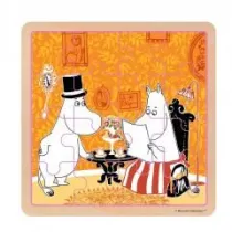 Puzzle 16 drewniane Muminki - Czas na herbatk