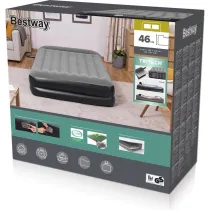 Materac dmuchany szary 203 x152 x46cm Bestway