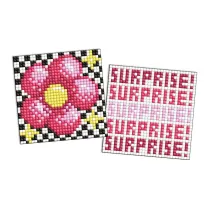 Diamentowa mozaika na magnes - LOL Kwiat 9x9cm Ideyka