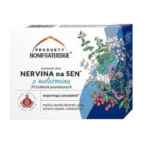 Produkty Bonifraterskie Nervina na SEN suplement diety 30 tab.