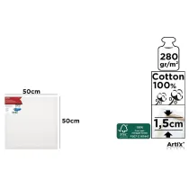 Artix Podobrazie 50x50x1,5cm, 280g