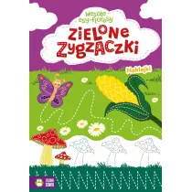 Weso�e esy-floresy. Zielone zygzaczki