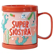 Be-Happy Gifts Kubek dla dziecka 3D Super Siostra