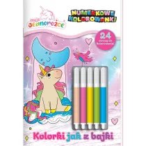 Moje Jednoroce. Numerkowe kolorowanki. Kolorki jak z bajki