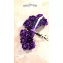 Galeria Hobby R�yczki papierowe ciemnofioletowe 12 szt.