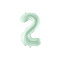 PartyDeco Balon foliowy 2 zielony 72cm