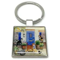 Alex Clark Brelok do kluczy K07 Koty przed domem