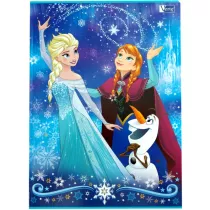 Zeszyt A5 Frozen Kraina Lodu trzy linie 16 kartek