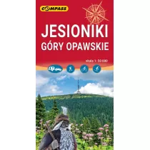 Jesioniki G�ry Opawskie mapa skala 1 : 50 000