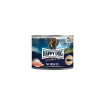 HappyDog Puszka dla psa - Norway (ryba) 200 g