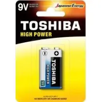 Bateria Toshiba 6LR61GCP BP-1 9V High power 1szt/blister