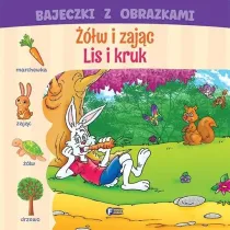 Bajeczki z obrazkami. Lis i bocian. wiatr i s�o�ce