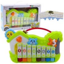 Leantoys Pianinko lene z nutami
